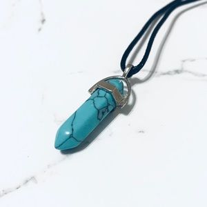 Turquoise Hexagon Healing Choker🌊